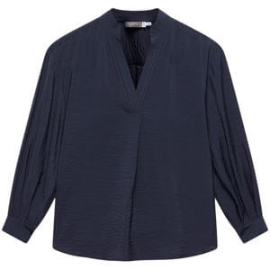 Mint Velvet Navy Long Sleeve Blouse